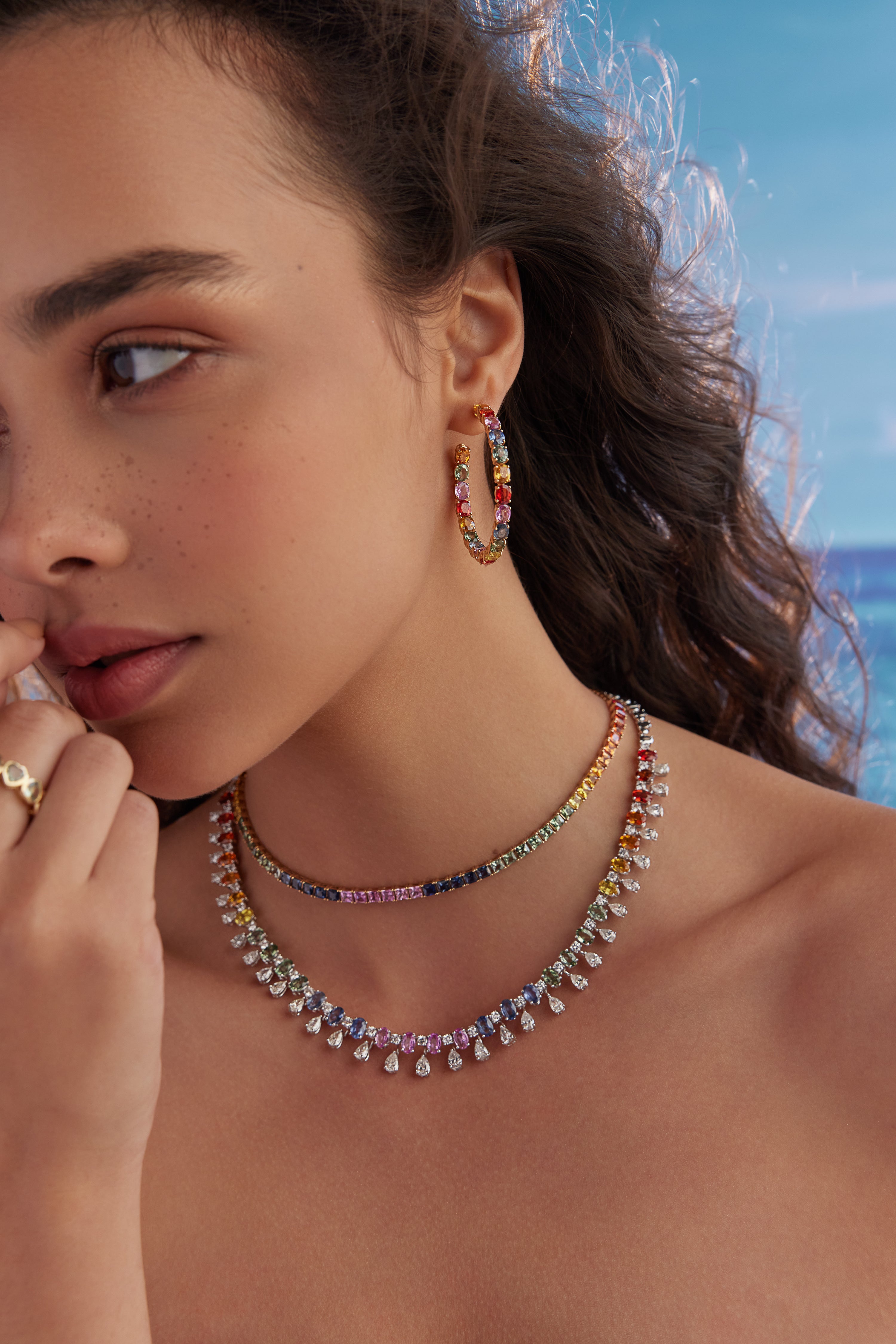 Crystal Diamond Charm