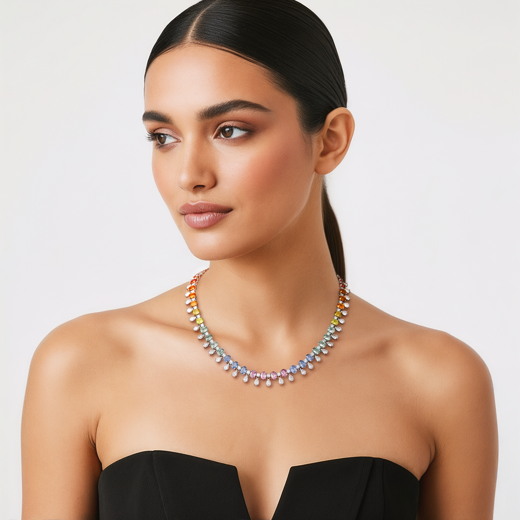 Crystal Diamond Charm