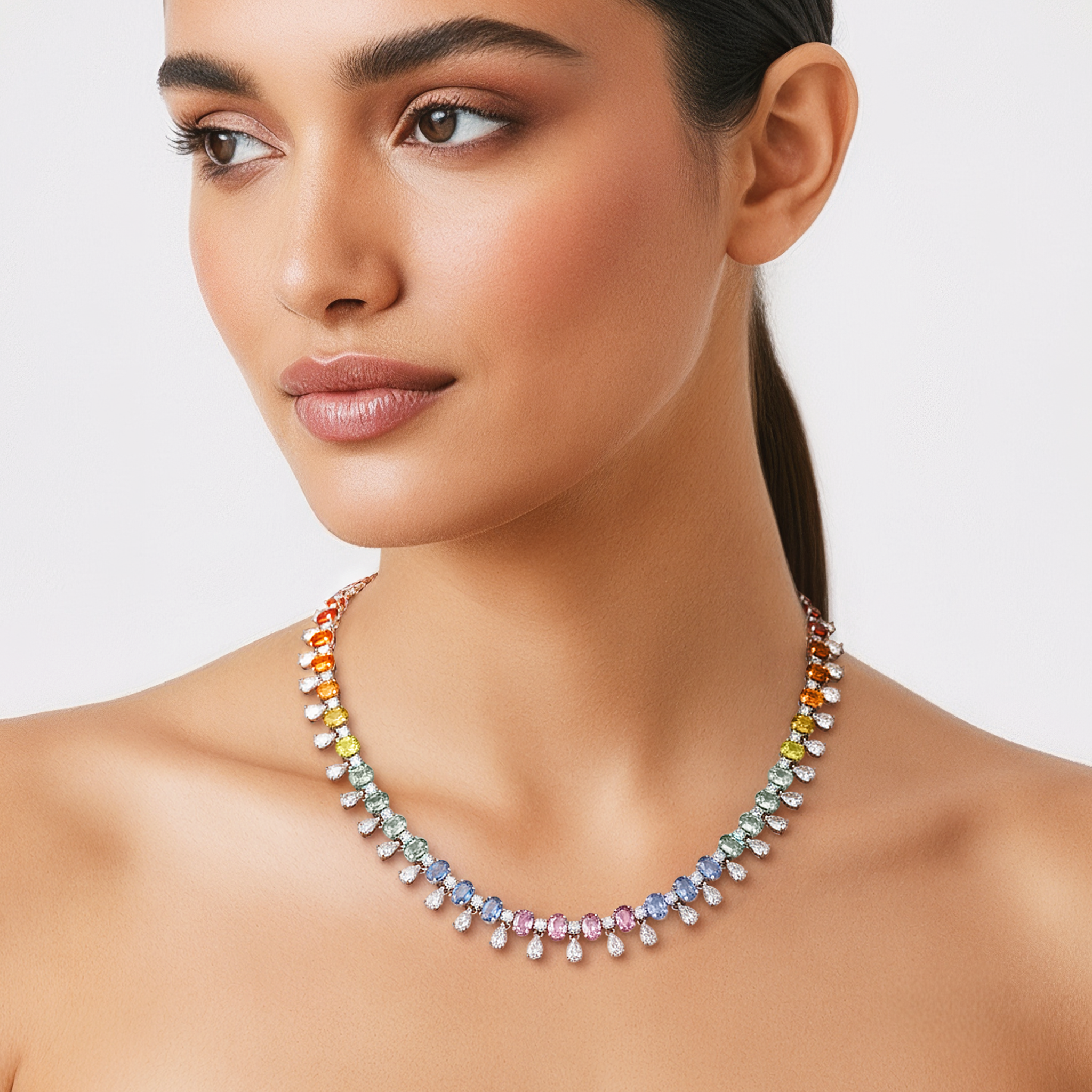 Crystal Diamond Charm