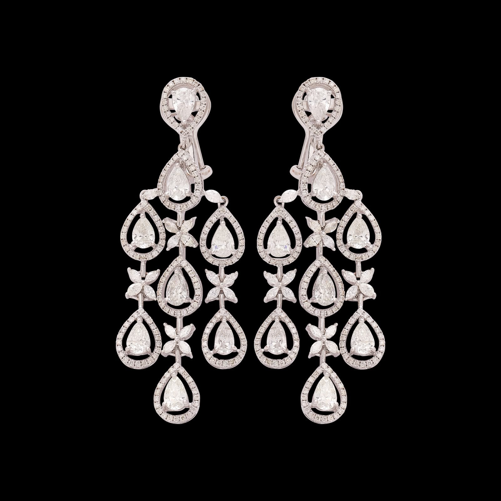 Diamond Dewdrop Earrings