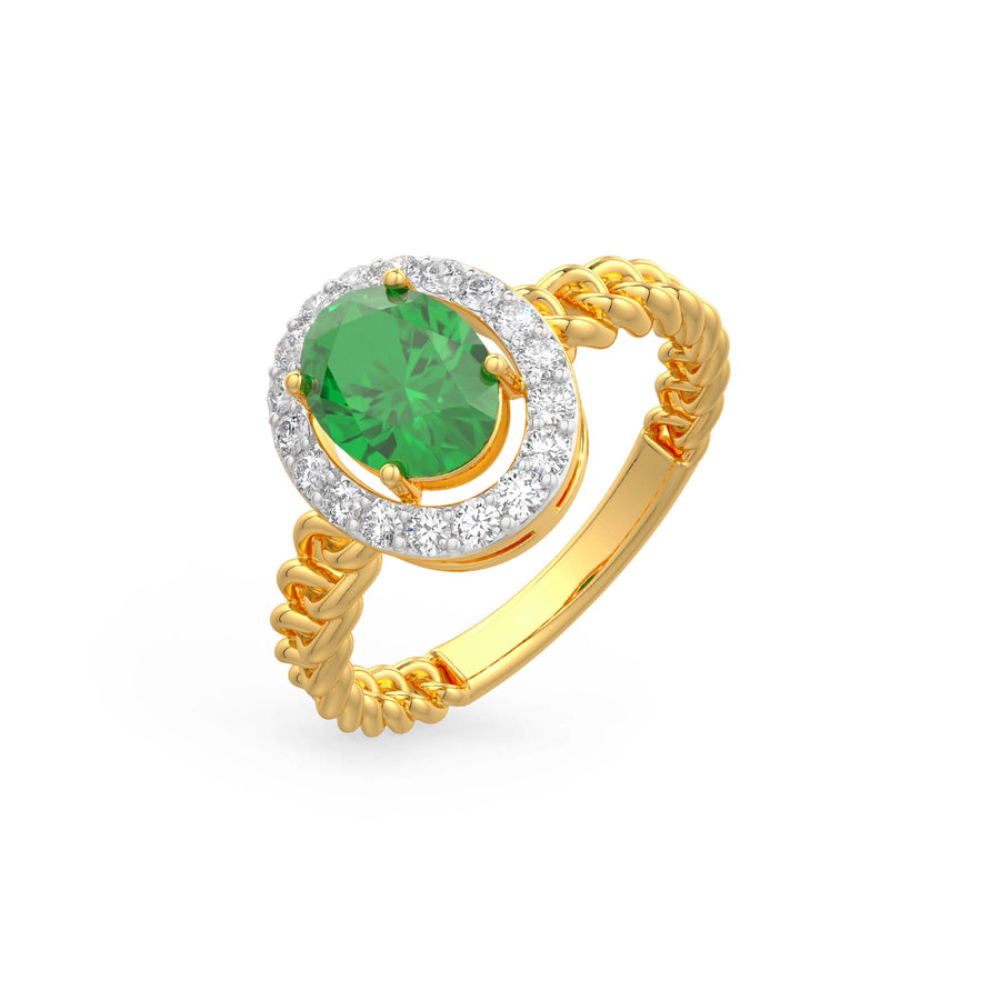 Oval Emerald Ring