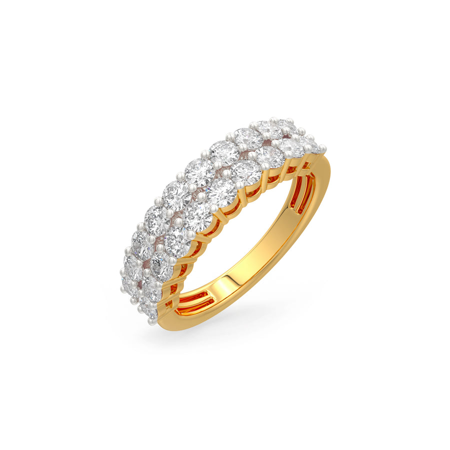 Eternia Double Line Diamond Ring