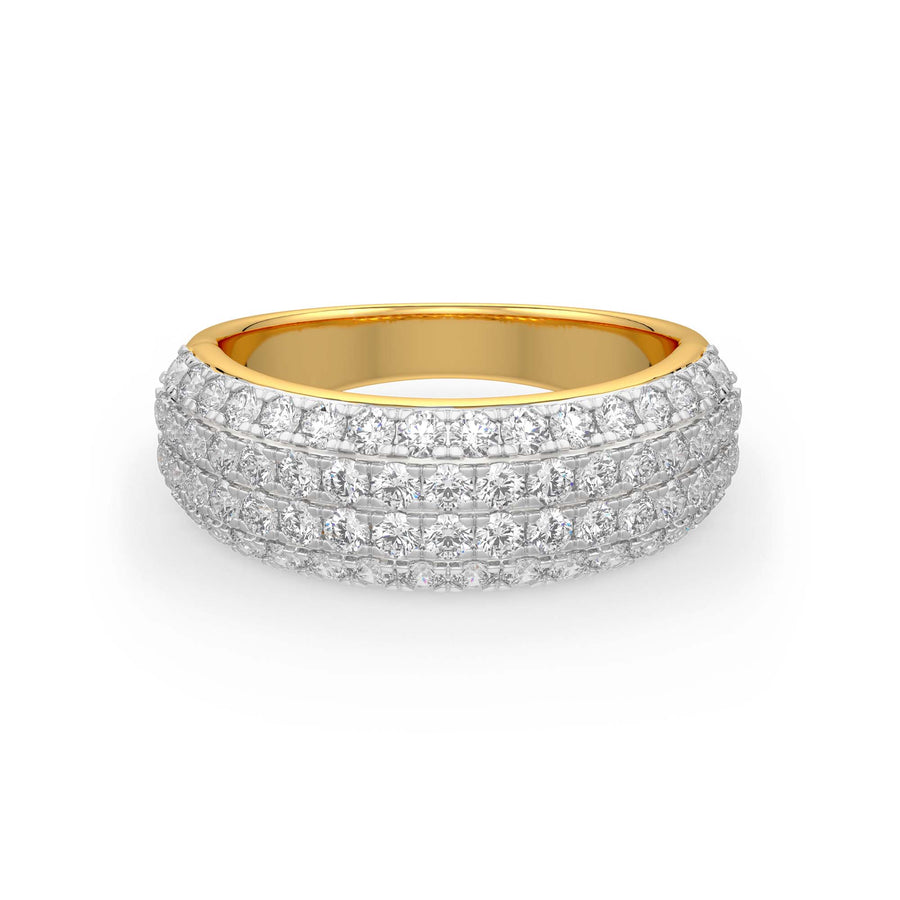 Diamond Dome Pave Ring