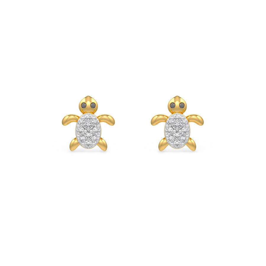 Diamond Turle Earrings