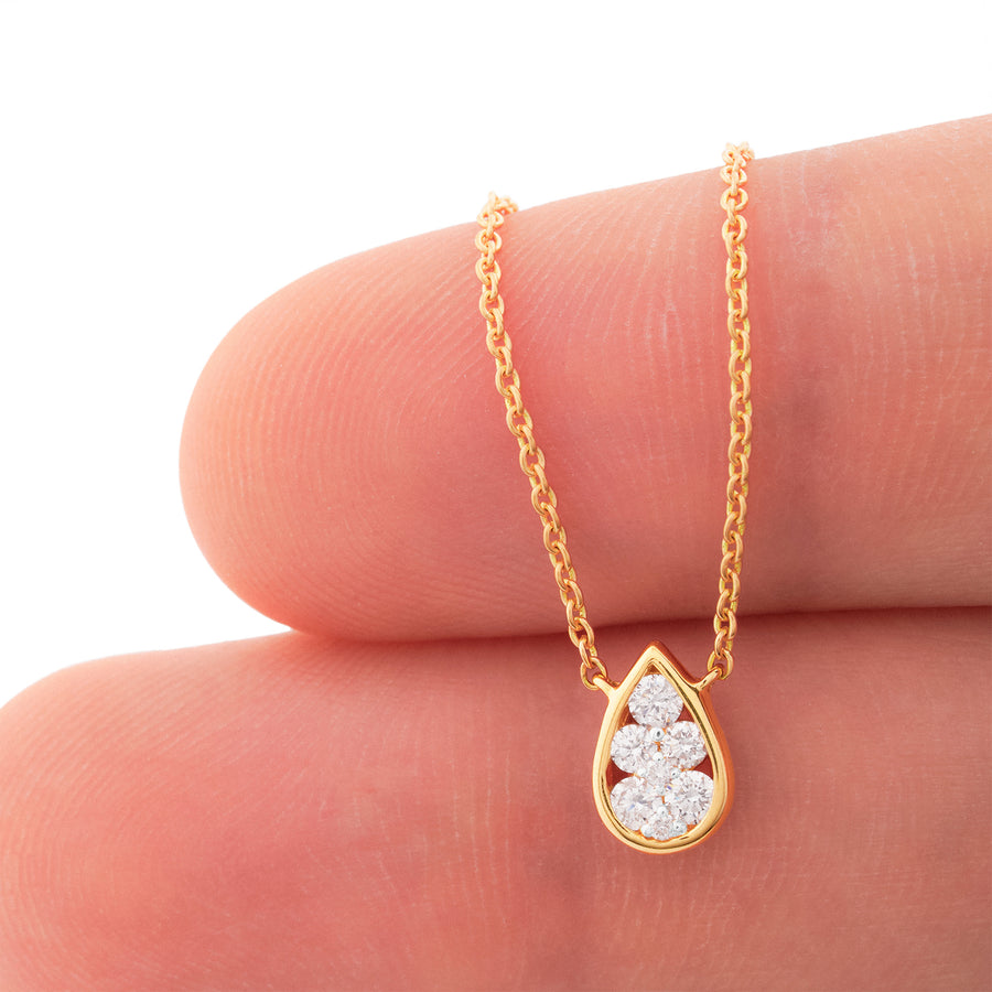 Pear-Fect Pave Pendant