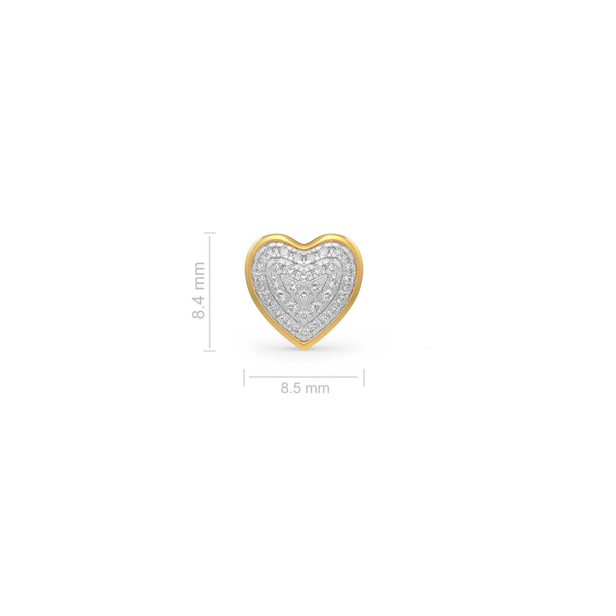 Precious Hearts Diamond Earrings