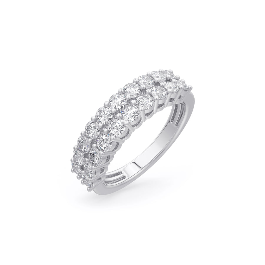 Eternia Double Line Diamond Ring