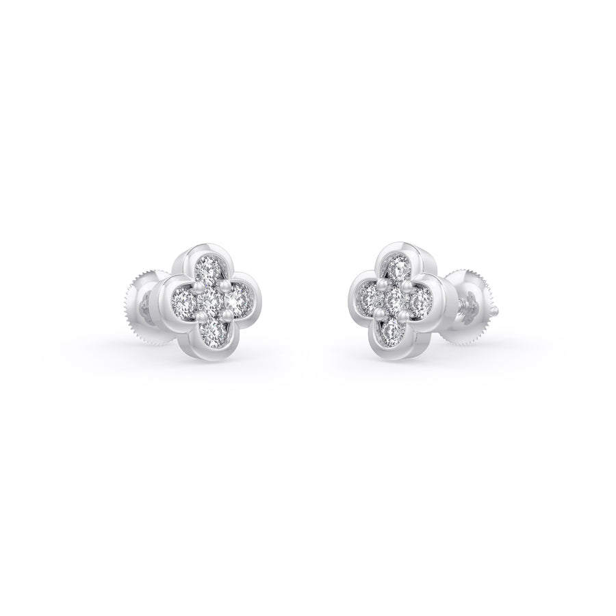 Evening Primrose Diamond Earrings