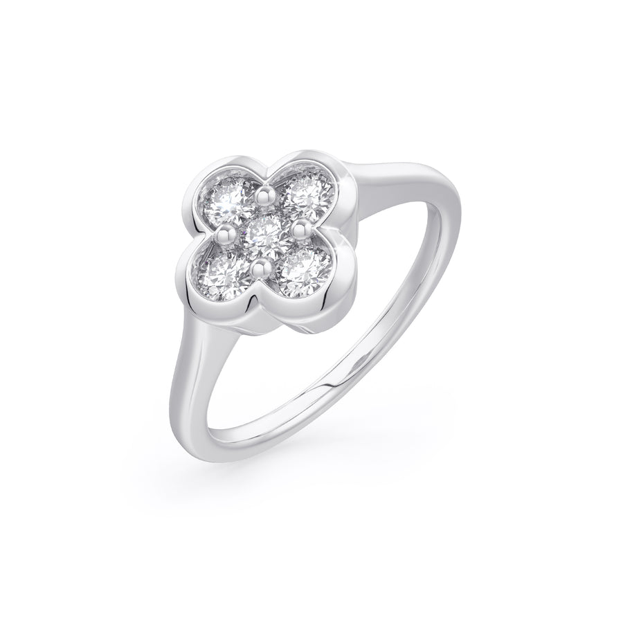 Evening Primrose Diamond Ring