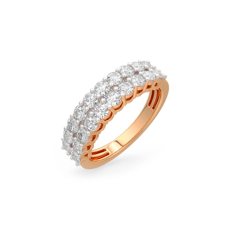 Eternia Double Line Diamond Ring