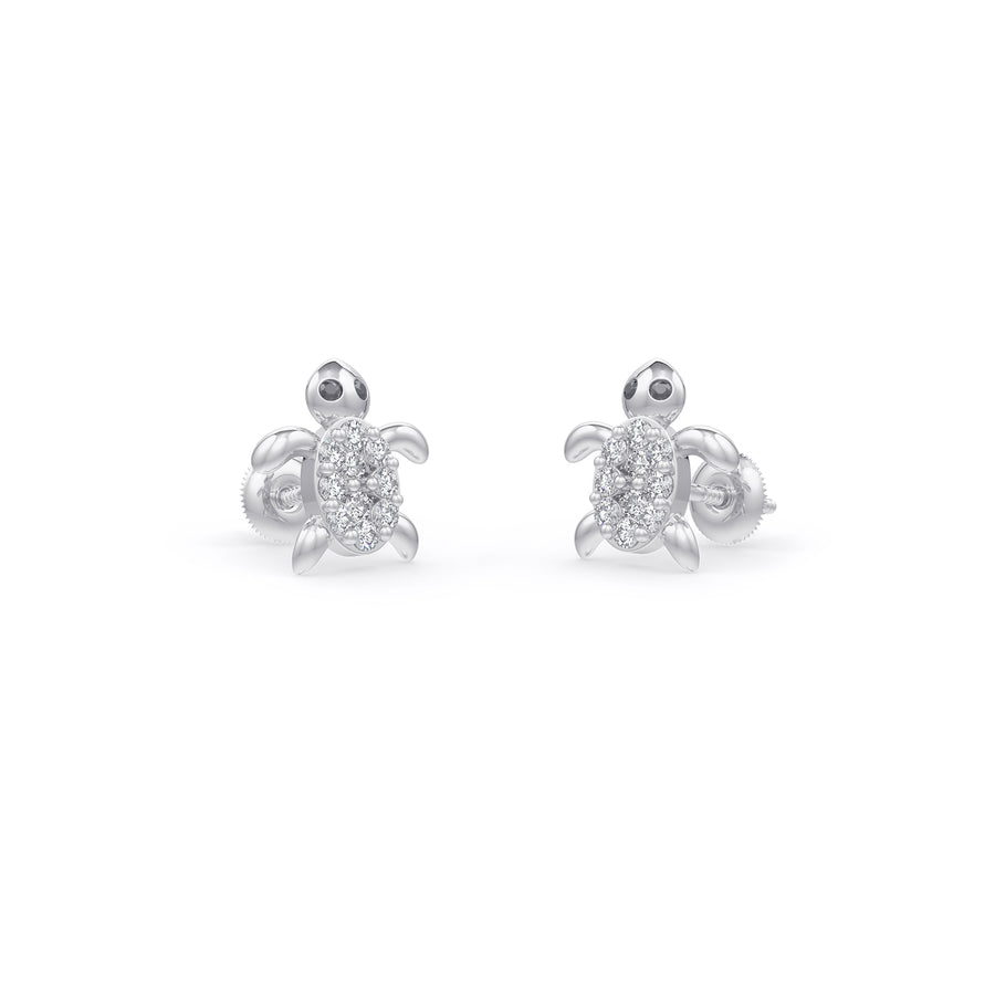 Diamond Turle Earrings