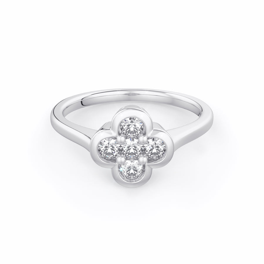 Evening Primrose Diamond Ring