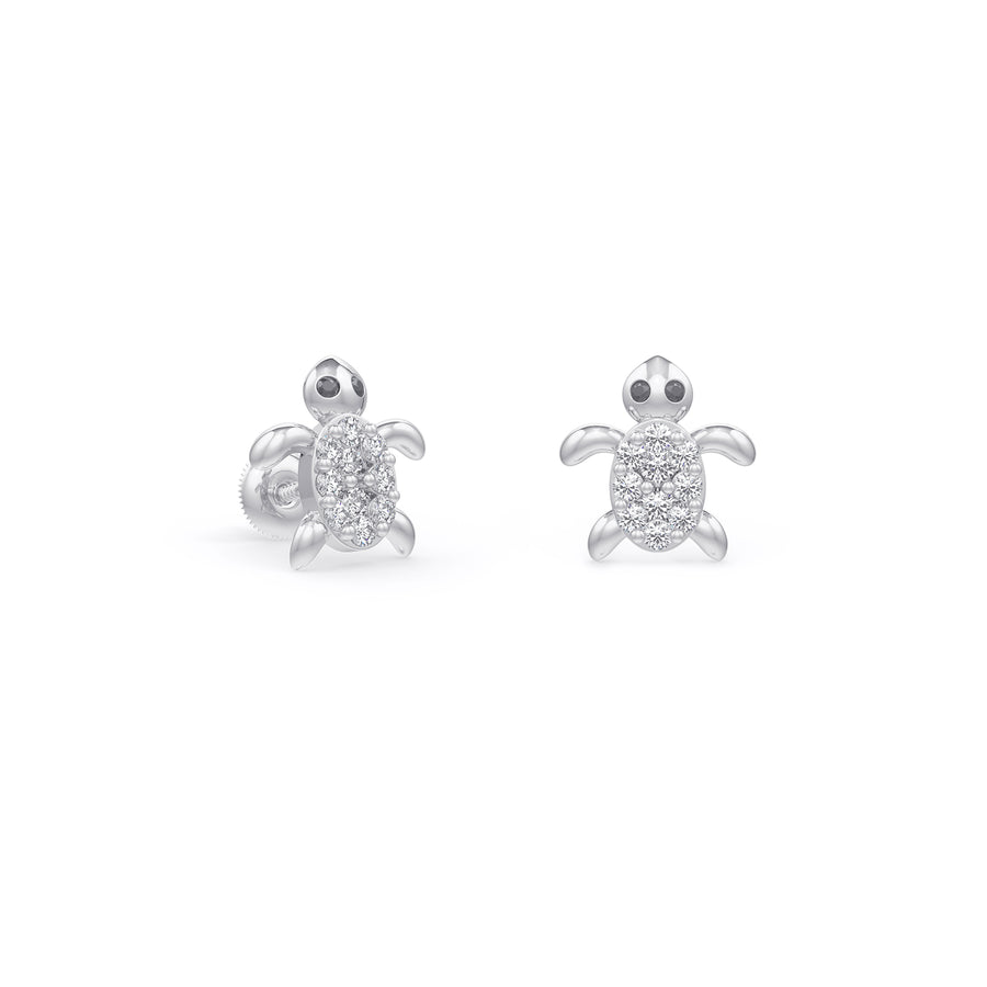 Diamond Turle Earrings