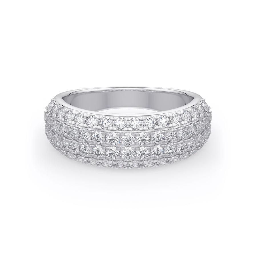 Diamond Dome Pave Ring