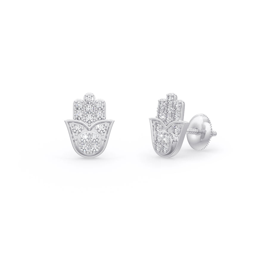 Opulent Hamsa Earrings