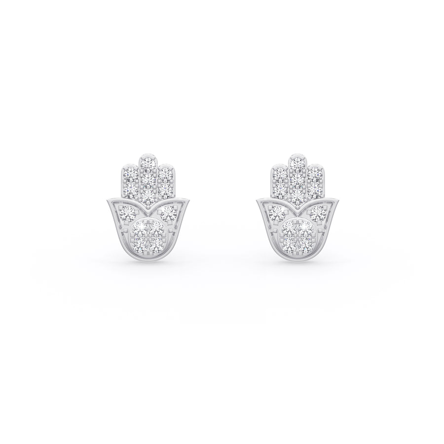 Opulent Hamsa Earrings