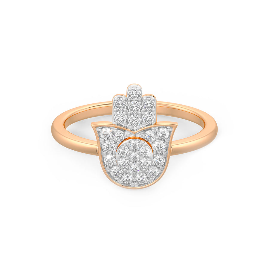 Opulent Hamsa Ring