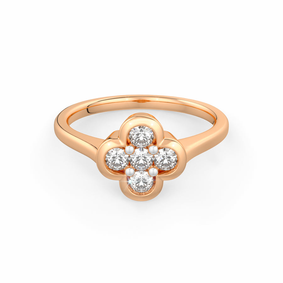 Evening Primrose Diamond Ring