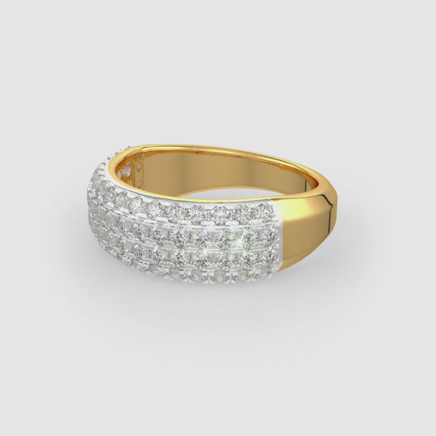 Diamond Dome Pave Ring