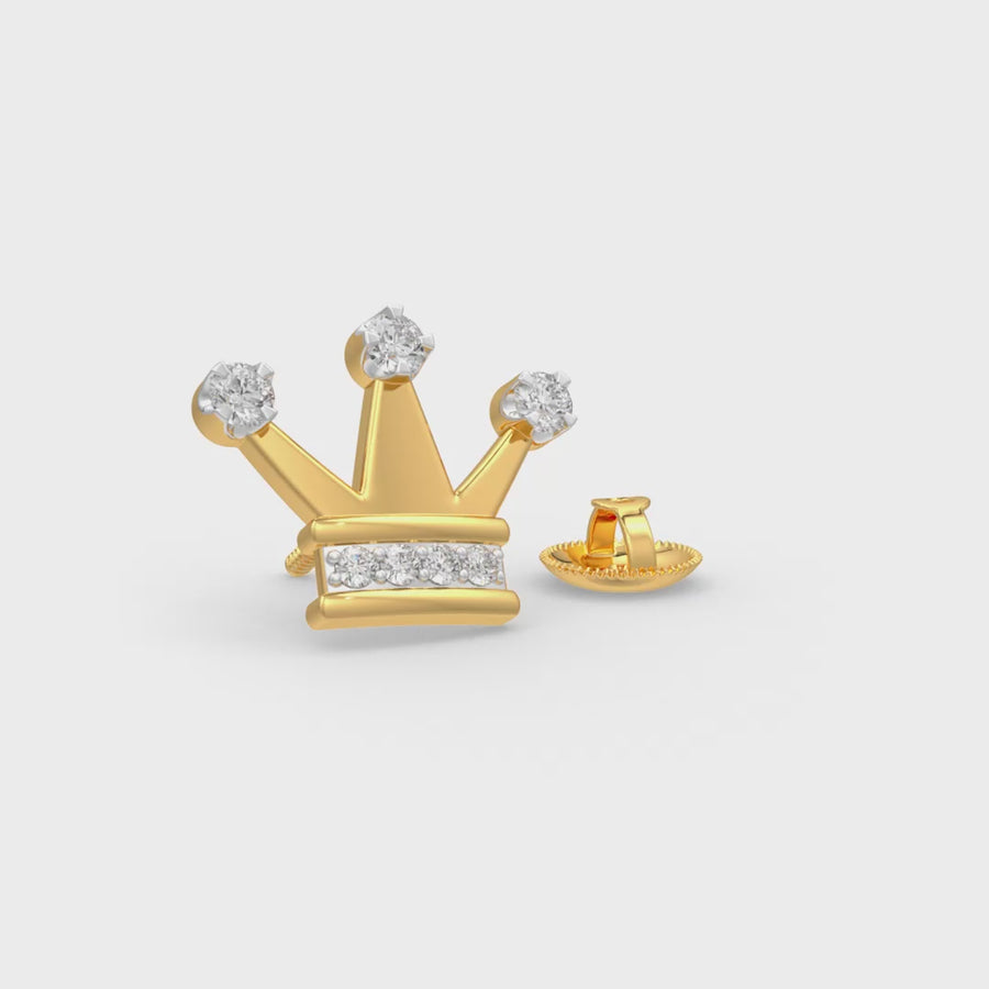 Royal Crown Earings